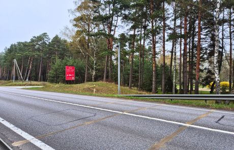 Svēršanas gaitā (WIM) sistēmas uzstādīšana uz ceļa