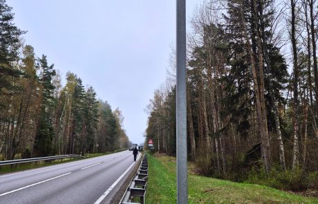 WIM sistēmas uzstādīšana uz ceļa