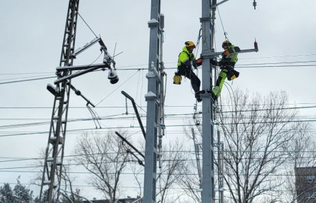 Gaisvadu elektroapgādes sistēma vilcienu infrastruktūrai